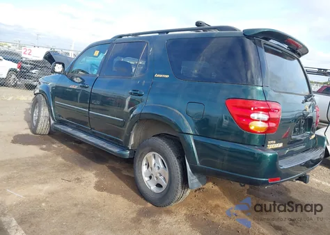 2001 Toyota Sequoia Limited V8 from USA, damaged, VIN 5TDBT48A41S001204